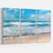 Designart - Indian Ocean Panoramic View - Extra Large Seashore Canvas Art